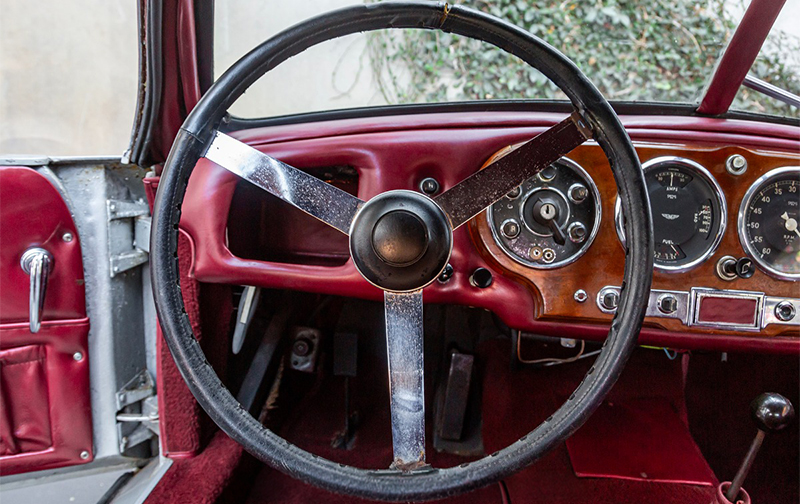 1953 Aston Martin DB2 Vantage Saloon interior