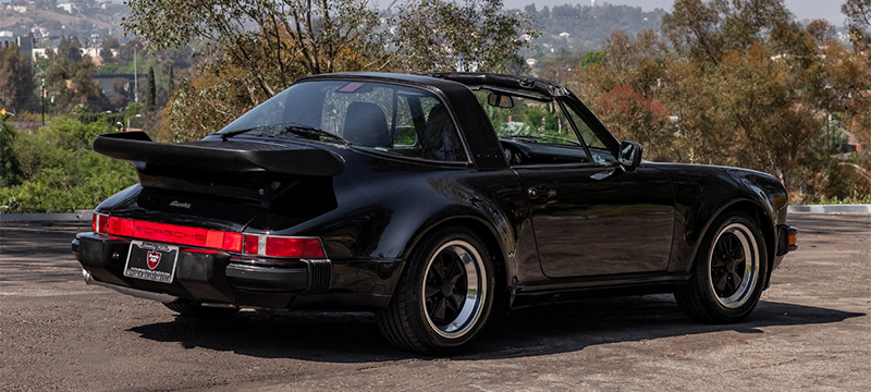 1989 Porsche 930 Turbo Targa rear view