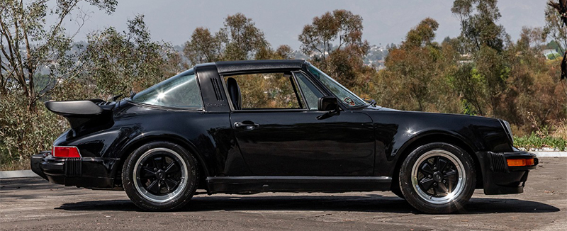 1989 Porsche 930 Turbo Targa side view