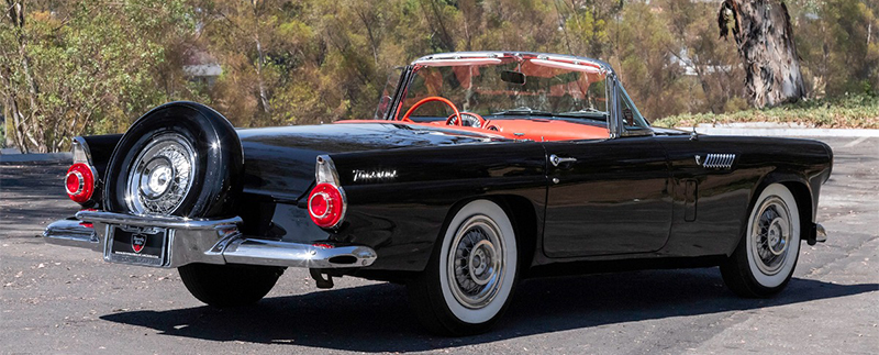 1956 Ford Thunderbird Convertible rear view