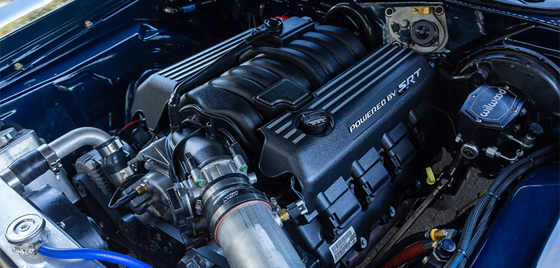 1974 Plymouth Cuda engine