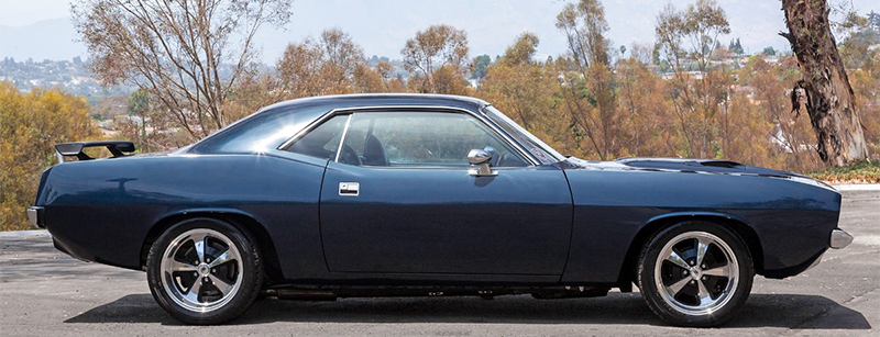 1974 Plymouth Cuda side view