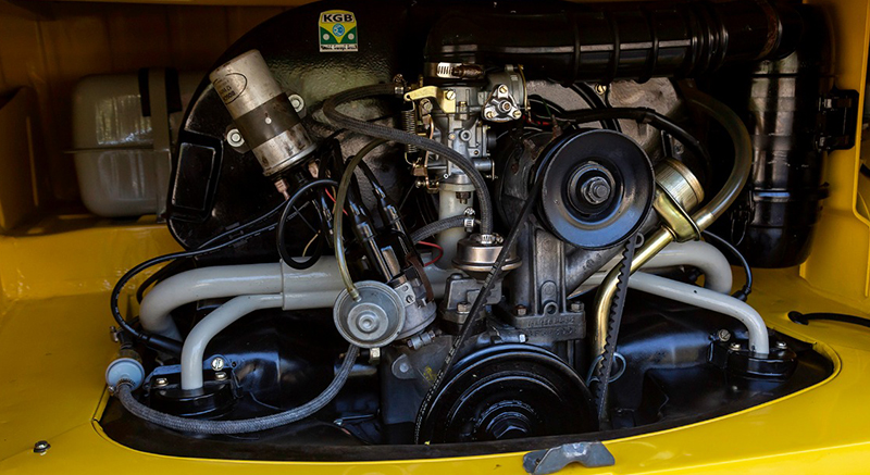 1974 Volkswagen 15-Window Type 2 Bus engine