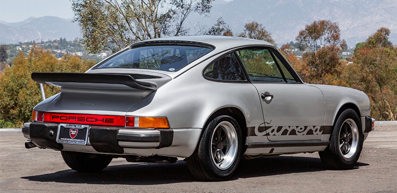 1975 Porsche 911 Carrera Sunroof Coupe rear view